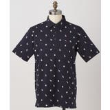 【ADABAT NAVY】モノグラムサッカー半袖ポロシャツ | adabatmen | 詳細画像12 