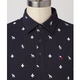 【ADABAT NAVY】モノグラムサッカー半袖ポロシャツ | adabatmen | 詳細画像14 
