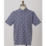 【ADABAT NAVY】モノグラムサッカー半袖ポロシャツ | adabatmen | 詳細画像6 