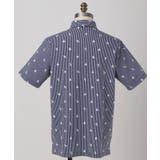 【ADABAT NAVY】モノグラムサッカー半袖ポロシャツ | adabatmen | 詳細画像9 