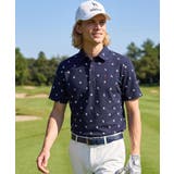 【ADABAT NAVY】モノグラムサッカー半袖ポロシャツ | adabatmen | 詳細画像10 