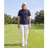 【ADABAT NAVY】モノグラムサッカー半袖ポロシャツ | adabatmen | 詳細画像11 