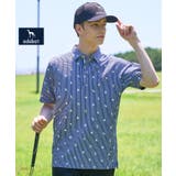 ホワイト(301) | 【ADABAT NAVY】モノグラムサッカー半袖ポロシャツ | adabatmen