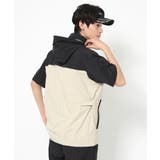 撥水加工 バイカラーレインブルゾン | adabatmen | 詳細画像3