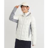 ホワイト(001) | 粒中綿 ジャージ切り替え 防寒アウター | adabat