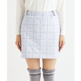 【リバーシブル】格子柄 台形スカート | adabat | 詳細画像3 