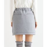 【リバーシブル】格子柄 台形スカート | adabat | 詳細画像11 