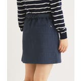 ツイードチェックデザイン ダウンスカート | adabat | 詳細画像5 