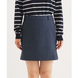 ツイードチェックデザイン ダウンスカート | adabat | 詳細画像10 