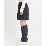 【撥水加工】粒中綿 ウエストゴム ラップ式スカート | adabat | 詳細画像10 