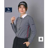 ネイビー(394) | 【吸水速乾】サッカー長袖シャツ | adabat