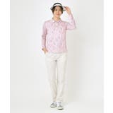 【吸水速乾】ビットストライプ長袖ポロシャツ | adabat | 詳細画像2 