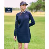 ブラック(019) | 【ADABAT NAVY】フルールドリスニットワンピース | adabat