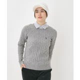 ケーブル柄クルーネックニット | adabat | 詳細画像2