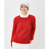 ケーブル柄クルーネックニット | adabat | 詳細画像12