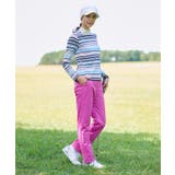 【吸湿発熱】マルチボーダー長袖モックネックT | adabat | 詳細画像5 