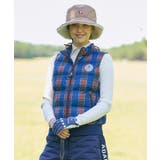 【ADABAT NAVY】【撥水】タータンチェック中綿ベスト | adabat | 詳細画像3 