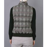 【ADABAT NAVY】【撥水】グレンチェック中綿ベスト | adabat | 詳細画像9 