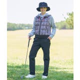 【ADABAT NAVY】【撥水】グレンチェック中綿ベスト | adabat | 詳細画像1 