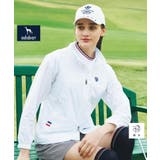 ホワイト(002) | 【新レーベル ADABAT NAVY】撥水加工 Aラインライトブルゾン | adabat