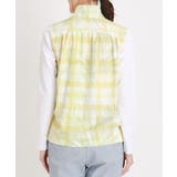 UVカット/吸水速乾 フラワーチェックハーフジッププルオーバー | adabat | 詳細画像10 