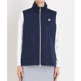 撥水加工 ロゴチェックジップアップベスト | adabat | 詳細画像10 