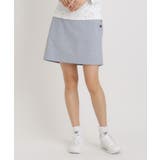 ネイビー(494) | シャンブレードビーAラインスカート | adabat