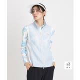 サックスブルー(090) | 撥水加工 シアーワッシャージップアップベスト | adabat