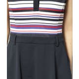 吸水速乾 接触冷感 ボーダーコンビワンピース | adabat | 詳細画像21 