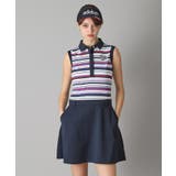 吸水速乾 接触冷感 ボーダーコンビワンピース | adabat | 詳細画像1 