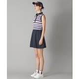 吸水速乾 接触冷感 ボーダーコンビワンピース | adabat | 詳細画像30 