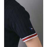 【ADABAT NAVY】フロントロゴワイドリブモックニット | adabat | 詳細画像25 