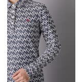 モダンロゴジャカード長袖ポロシャツ | adabat | 詳細画像9 