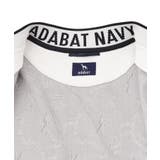 【ADABAT NAVY】UVケア フルールドリスジャカードブルゾン | adabat | 詳細画像5 
