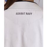 【ADABAT NAVY】UVケア フルールドリスジャカードブルゾン | adabat | 詳細画像21 