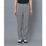 【ADABAT NAVY】クールチェックプリントテーパードパンツ | adabat | 詳細画像6 