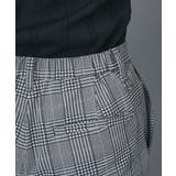 【ADABAT NAVY】クールチェックプリントテーパードパンツ | adabat | 詳細画像10 