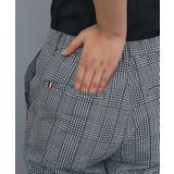 【ADABAT NAVY】クールチェックプリントテーパードパンツ | adabat | 詳細画像13 