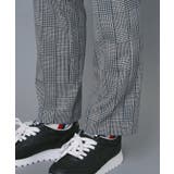 【ADABAT NAVY】クールチェックプリントテーパードパンツ | adabat | 詳細画像14 