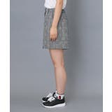 【ADABAT NAVY】クールチェックプリントキュロット | adabat | 詳細画像7 