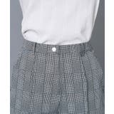 【ADABAT NAVY】クールチェックプリントキュロット | adabat | 詳細画像9 