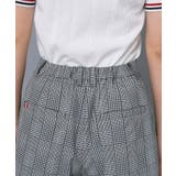 【ADABAT NAVY】クールチェックプリントキュロット | adabat | 詳細画像10 