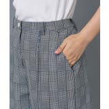 【ADABAT NAVY】クールチェックプリントキュロット | adabat | 詳細画像11 