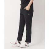 ブラック(019) | スラブツイードジャージテーパードパンツ | adabat