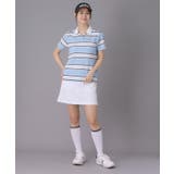 【ADABAT NAVY】ランダムボーダー半袖ポロシャツ | adabat | 詳細画像2 