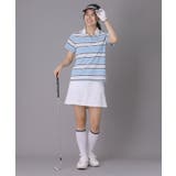 【ADABAT NAVY】ランダムボーダー半袖ポロシャツ | adabat | 詳細画像3 