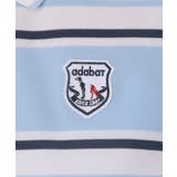 【ADABAT NAVY】ランダムボーダー半袖ポロシャツ | adabat | 詳細画像4 