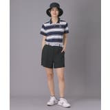 【ADABAT NAVY】ランダムボーダー半袖ポロシャツ | adabat | 詳細画像6 