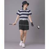 【ADABAT NAVY】ランダムボーダー半袖ポロシャツ | adabat | 詳細画像7 