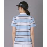 【ADABAT NAVY】ランダムボーダー半袖ポロシャツ | adabat | 詳細画像11 